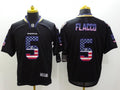 Men’s Baltimore Ravens Joe Flacco #5 Black Jersey