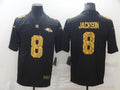 Men’s Baltimore Ravens Lamar Jackson #8 Black Jersey
