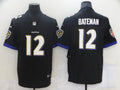 Men’s Baltimore Ravens Rashod Bateman #12 Black Jersey