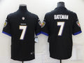 Men’s Baltimore Ravens Rashod Bateman #7 Black Jersey