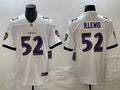 Men’s Baltimore Ravens Ray Lewis #52 White Jersey