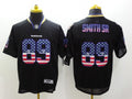 Men’s Baltimore Ravens Steve Smith Sr #89 Black Jersey
