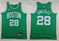 Mens Boston Celtics #28 Hugo Gonzalez Kelly Green Icon Edition Jersey