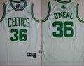 Men’s Boston Celtics #36 Shaquille O’Neal White Swingman Jersey