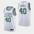 Men’s Boston Celtics #40 Luke Kornet Nike White Association Edition Jersey