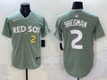 Men’s Boston Red Sox Alex Bregman #2 Gray 2025 City Connect Limited Jersey
