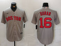 Men’s Boston Red Sox Jarren Duran #16 Gray Away Limited Jersey