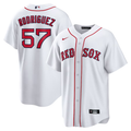 Men’s Boston Red Sox Joely Rodriguez #57 White Home Jersey