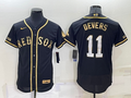 Men’s Boston Red Sox Rafael Devers #11 Black Baseball Jersey