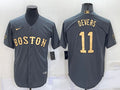 Men’s Boston Red Sox Rafael Devers #11 Gray Jersey