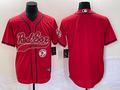 Men’s Boston Red Sox Red Blank Jersey