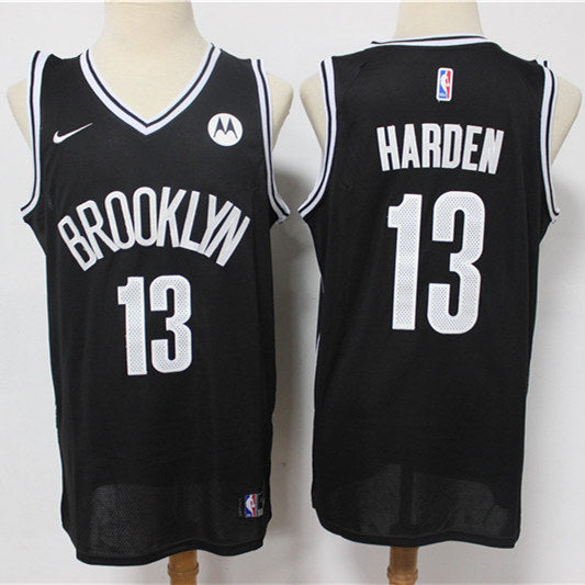 Men’s Brooklyn Nets  #13 James Harden Black Nike NBA Basketball Jersey