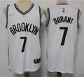Men’s Brooklyn Nets #7 Kevin Durant 2021-22 75th Anniversary Diamond Nike White Association Edition Jersey
