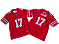 Men’s Buffalo Bills #17 Josh Allen Nike Red Alternate Vapor F.U.S.E. Limited Jersey