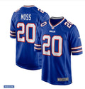 Mens Buffalo Bills #20  Zack Moss Nike Royal Vapor Limited Jersey