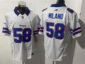 Mens Buffalo Bills #58 Matt Milano Nike White Vapor Limited Jersey