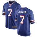Mens Buffalo Bills #7 Taron Johnson Nike Royal Vapor Limited Jersey
