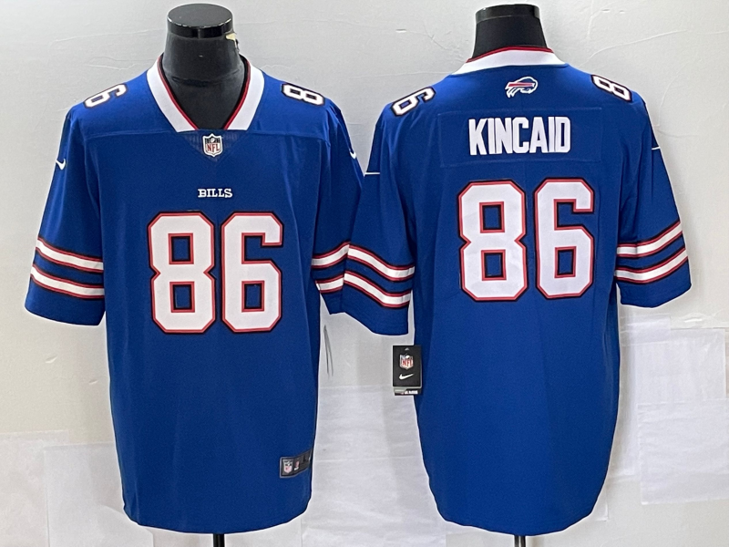 Men’s Buffalo Bills Dalton Kincaid #86 Royal 2023 NFL Draft First Round Pick Jersey