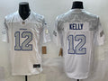 Men’s Buffalo Bills Jim Kelly #12 White 2025 Rivalries Collection Limited Jersey