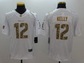 Men’s Buffalo Bills Jim Kelly #12 White Jersey