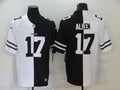 Men’s Buffalo Bills Josh Allen #17 Black/White Jersey