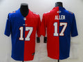 Men’s Buffalo Bills Josh Allen #17 Blue/Red Jersey