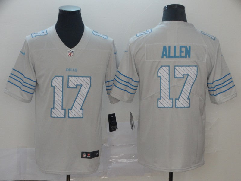 Men’s Buffalo Bills Josh Allen #17 White City Edition Jersey