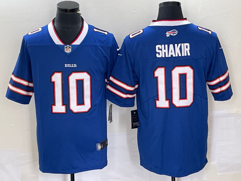 Men’s Buffalo Bills Khalil Shakir #10 Royal Jersey