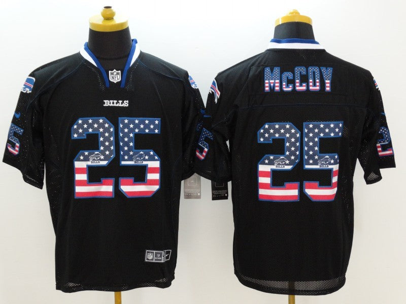 Men’s Buffalo Bills LeSean McCoy #25 Black Jersey