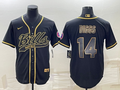 Men’s Buffalo Bills Stefon Diggs #14 Black Jersey Joint Edition