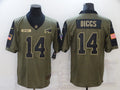 Men’s Buffalo Bills Stefon Diggs #14 Brown Jersey