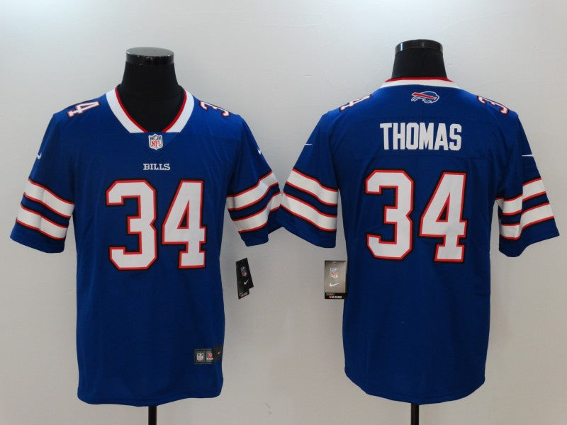 Men’s Buffalo Bills Thurman Thomas #34 Blue Jersey