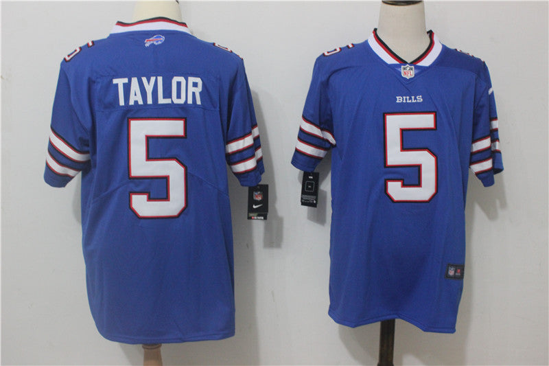 Men’s Buffalo Bills Tyrod Taylor #5 Blue Jersey
