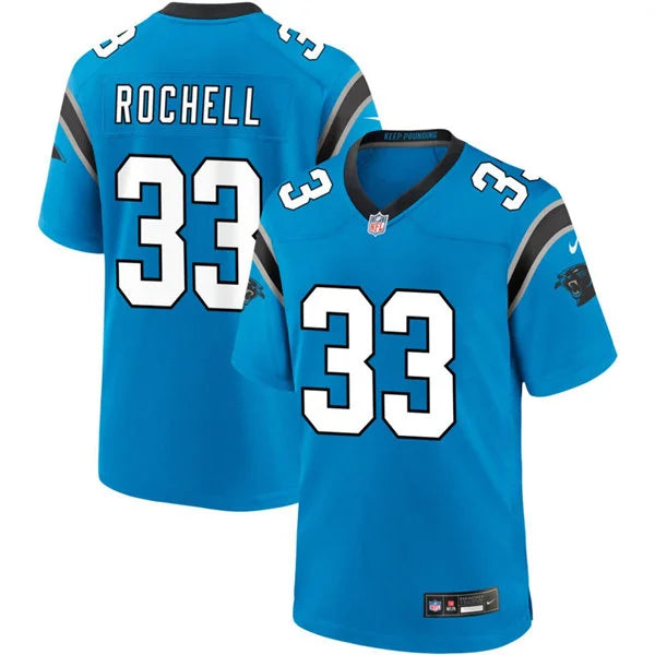 Mens Carolina Panthers #33 Robert Rochell Nike Blue Alternate Vapor F.U.S.E. Limited Jersey