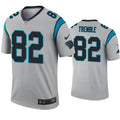 Mens Carolina Panthers #82 Tommy Tremble Nike Grey Inverted Legend Jersey