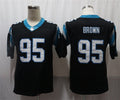 Men’s Carolina Panthers #95 Derrick Brown Black Nike Vapor Untouchable Limited Jersey