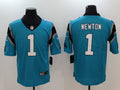 Men’s Carolina Panthers Cam Newton #1 Blue Jersey