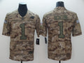 Men’s Carolina Panthers Cam Newton #1 Camouflage Jersey