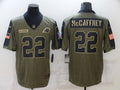 Men’s Carolina Panthers Christian McCaffrey #22 Brown Jersey