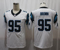 Men’s Carolina Panthers Derrick Brown #95 White Jersey