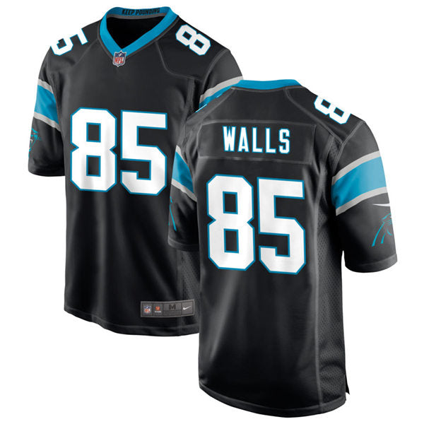 Mens Carolina Panthers Retired Player #85 Wesley Walls Nike Black Vapor Untouchable Limited Jersey