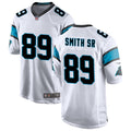 Mens Carolina Panthers Retired Player #89 Steve Smith Sr Nike White Vapor Untouchable Limited Jersey