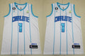 Mens Charlotte Hornets #1 LaMelo Ball 2022-23 White Association Edition Jersey