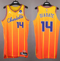 Men’s Charlotte Hornets #14 Moussa Diabate Orange 2025-26 City Edition Swingman Jersey