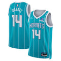 Men’s Charlotte Hornets #14 Moussa Diabate Teal Icon Edition Swingman Jersey