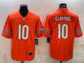 Mens Chicago Bears #10 Chase Claypool Nike Orange Alternate Untouchable Limited Jersey