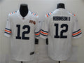 Men’s Chicago Bears #12 Allen Robinson II Nike White 100th Season Alternate Classic Limited Jersey