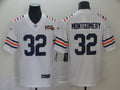 Men’s Chicago Bears #32 David Montgomery Nike White 100th Season Alternate Classic Limited Jersey