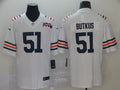 Men’s Chicago Bears #51 Dick Butkus White 100th Season Alternate Classic Limited Jersey