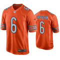 Mens Chicago Bears #6 Danny Trevathan Nike Orange Alternate Untouchable Limited Jersey